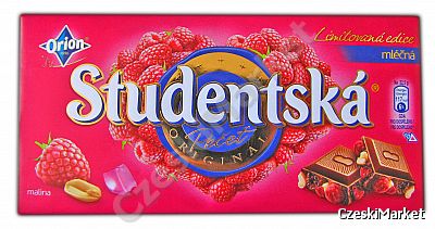 Czekolada Studentska malinowa, edycja limitowana 2012