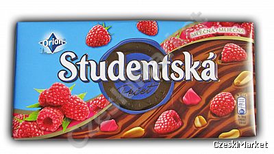 Czekolada Studentska mleczna z malinami 2014
