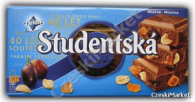 Czekolada Studentska mleczna oryginalna receptura