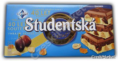 Czekolada Studentska mleczna i biała DuoMix 2015